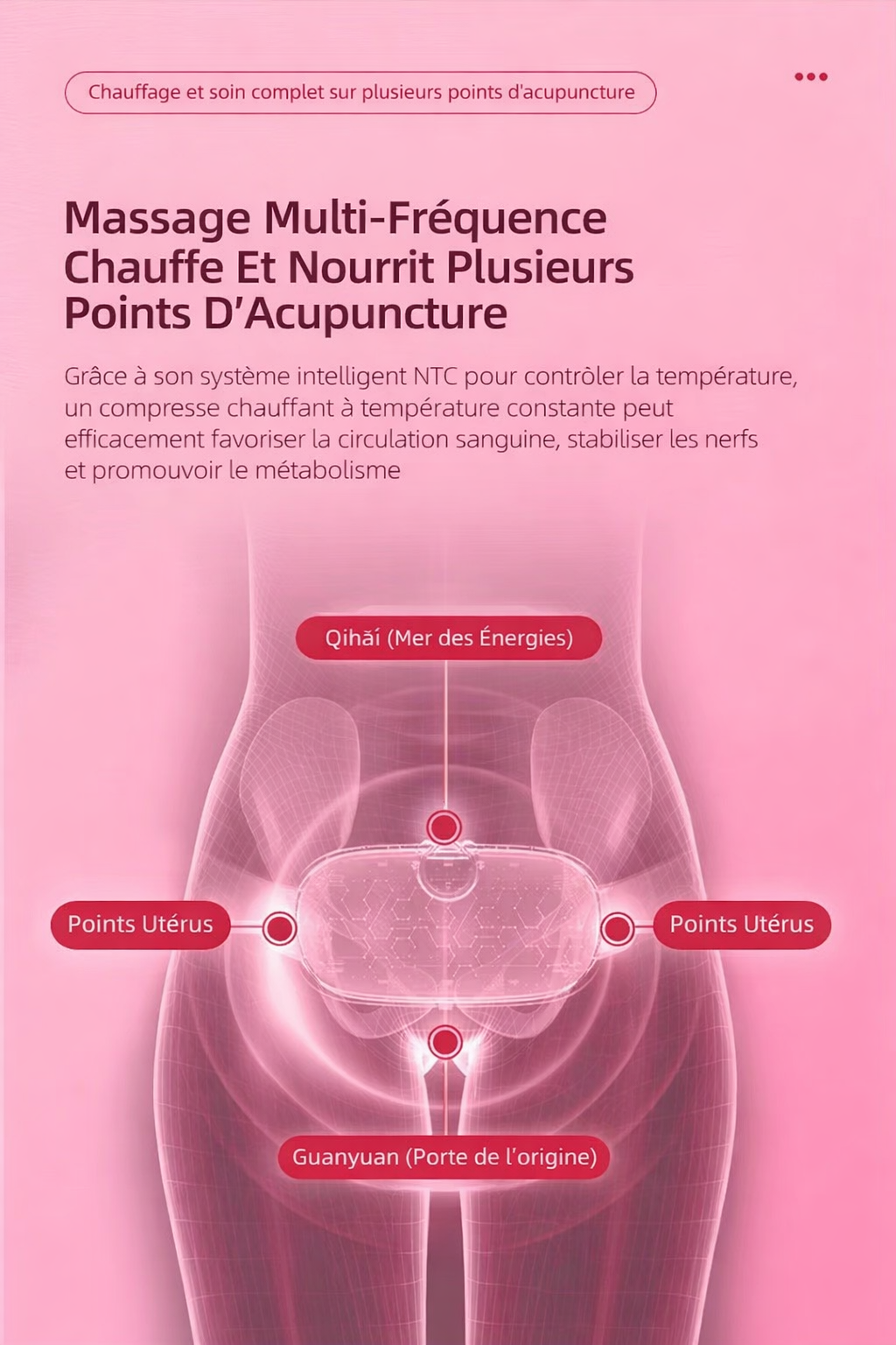 Ceinture chauffante et massante EasyCycle