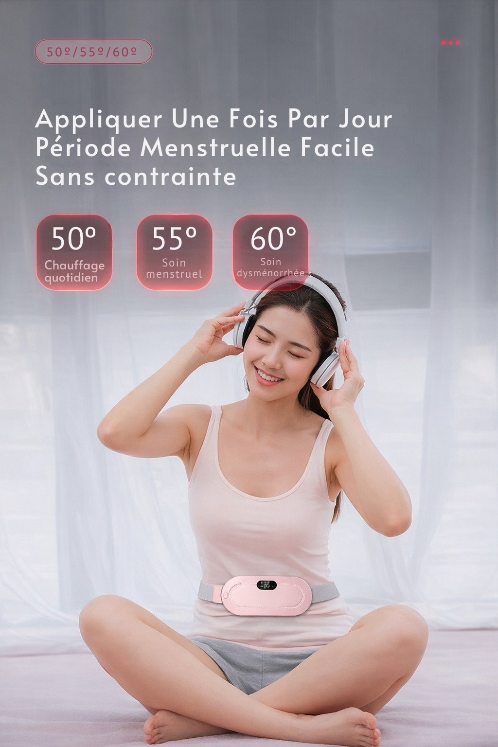 Ceinture chauffante et massante EasyCycle