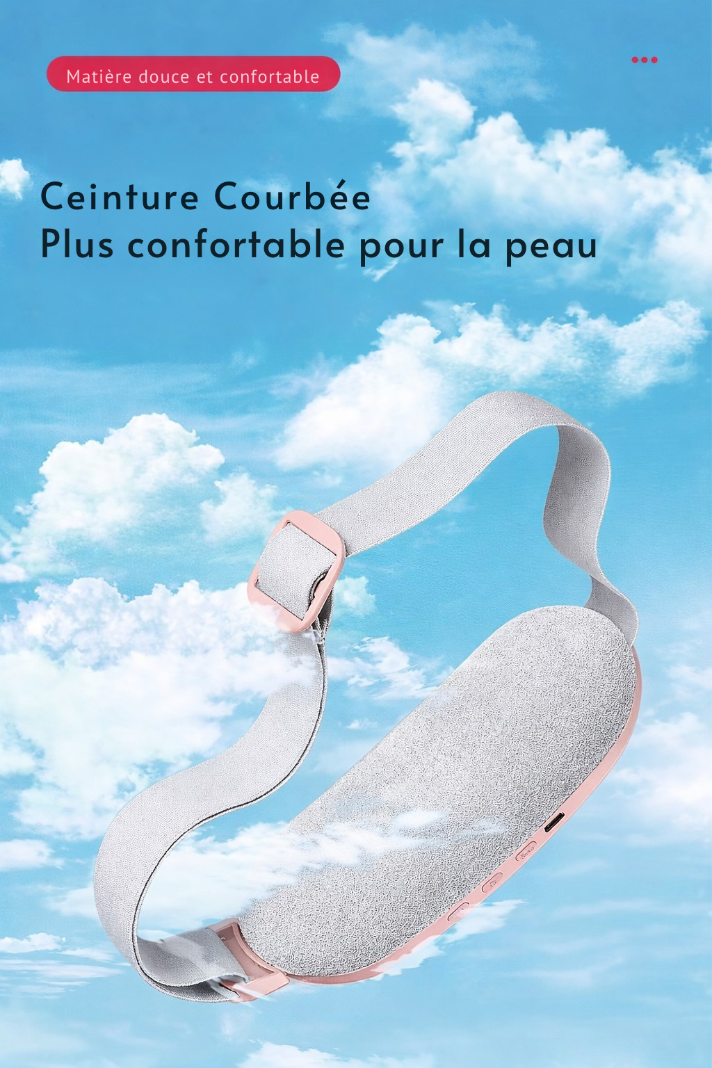 Ceinture chauffante et massante EasyCycle
