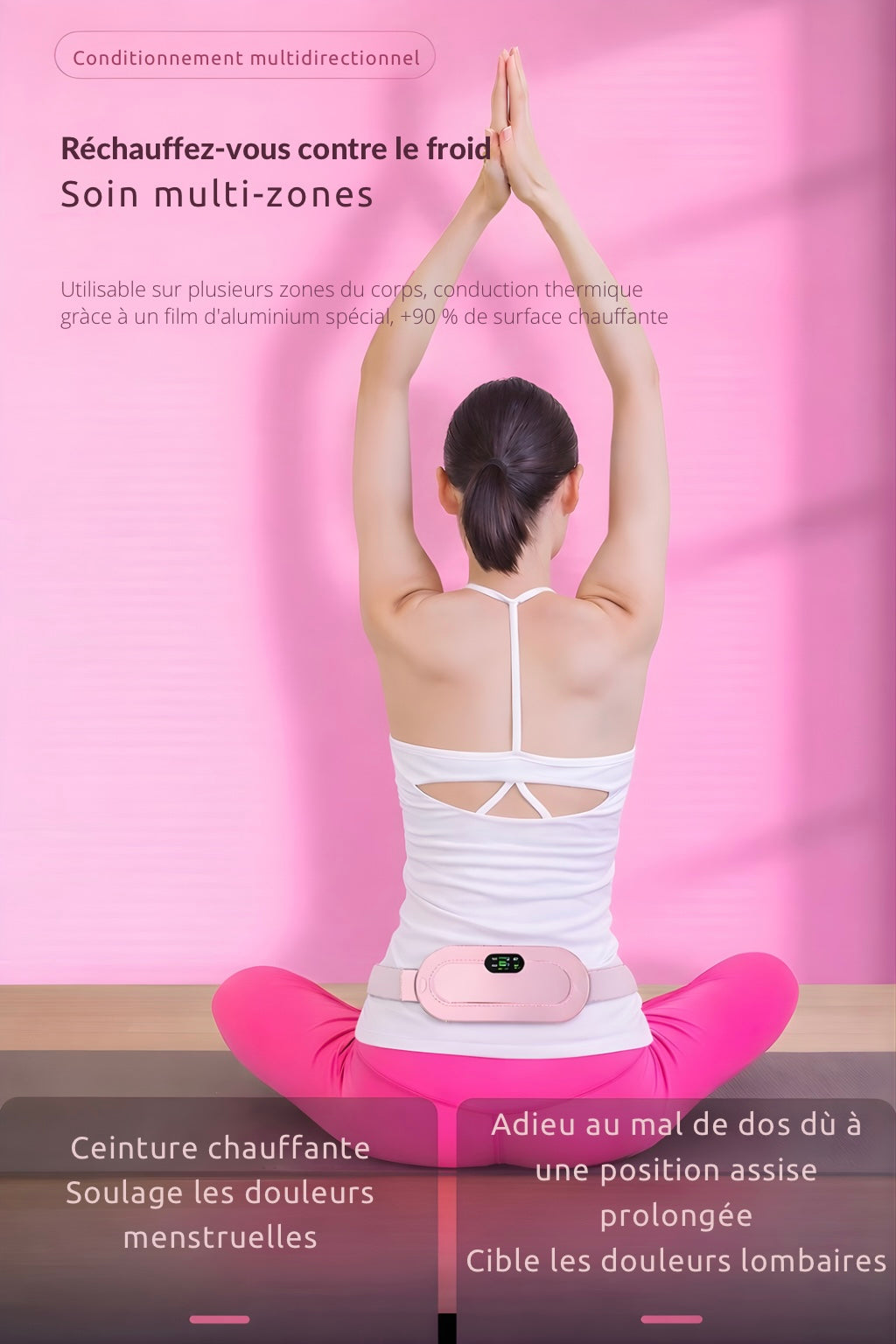 Ceinture chauffante et massante EasyCycle